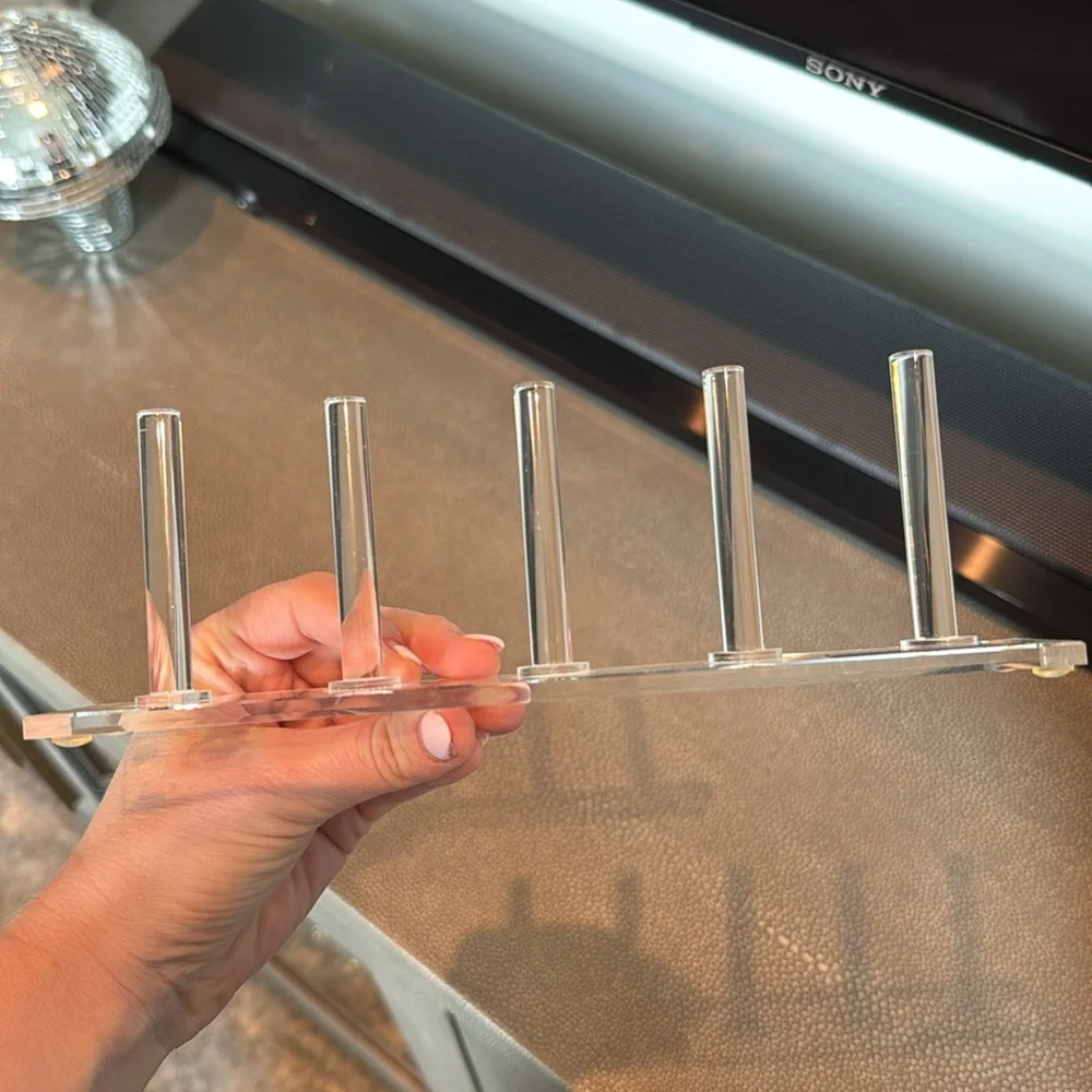 Glamboxes Acrylic 5 Ring Holder